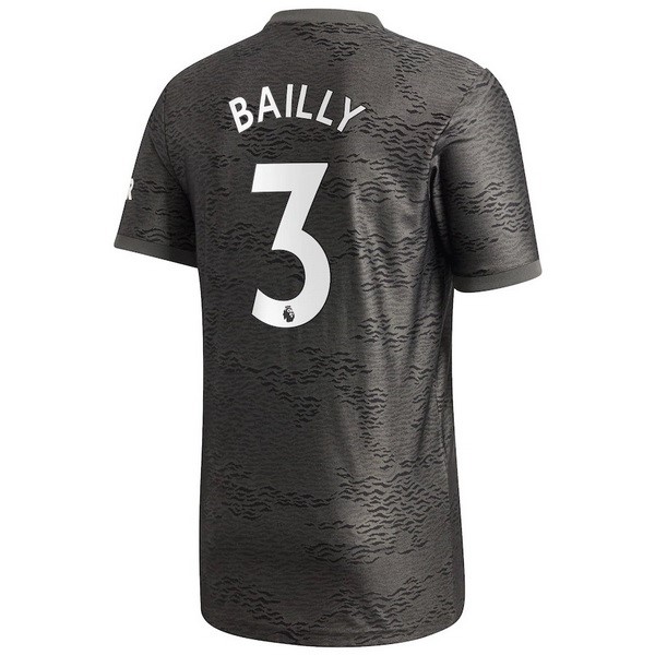 Camiseta Manchester United NO.3 Bailly Segunda equipo 2020-2021 Negro